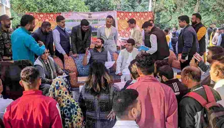 DC Jammu reaffirms commitment towards public welfare, meeting  development aspirations of people