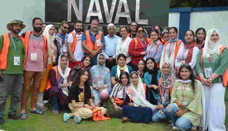 J&K students’ contingent visits Goa Shipyard, INS Hansa
