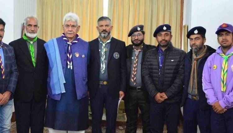 J&K Bharat Scouts & Guides delegation call on Lt Governor