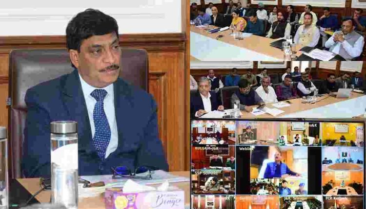 CS Dr. Arun Kumar Mehta chairs UT level NCORD meeting, focuses rehabilitation of victims