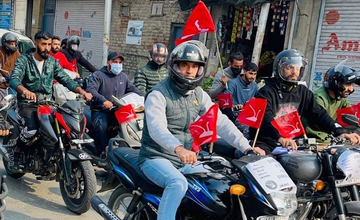 NC organizes bike rally against drug addiction from Zadibal to Hazratbal 