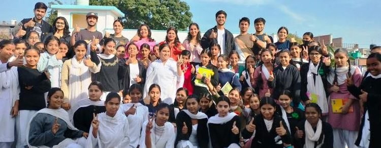 Flow Fest- Awareness event on menstruation hygiene held at Girls Higher School-Nowabad