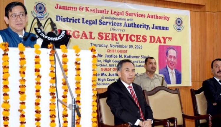 Chief Justice N. Kotishwar Advocates for Empathy in Judicial System during Legal Services Day Address