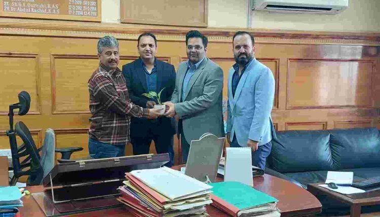 ASSOCHAM J&K Council Extends a Warm Welcome to the New Director of Industries & Commerce, Mr. Arun Manhas