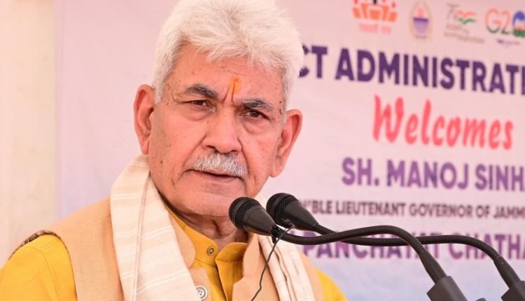 The road to J&K's progress and prosperity has to pass through its villages and far flung areas: LG Sinha