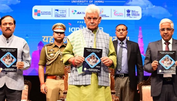 Lt Governor inaugurates 'Igniter' biggest Start-up festival of J&K UT at Jammu University