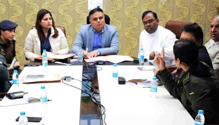 ADC reviews preparedness for Christmas celebrations in Jammu