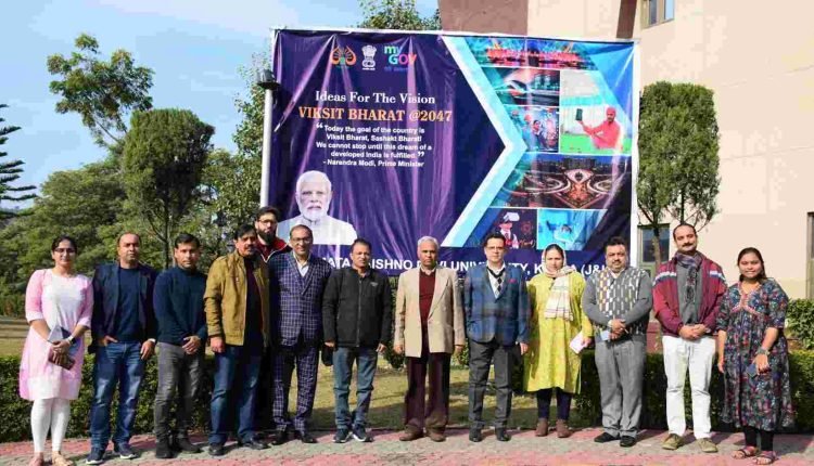 SMVDU broadcasted Viksit Bharat@2047 launched by Honorable Prime Minister