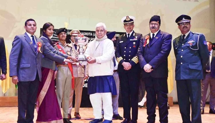 Sainik School Nagrota's Annual Day: Lt Governor Shri Manoj Sinha Advocates for Education as the Beacon of National Progress