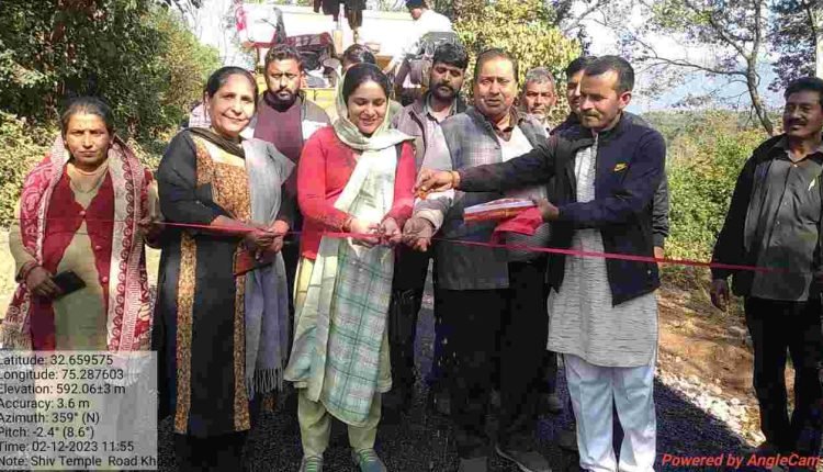 Maintenance, Up-gradation Work kick started on Dhar Road to Shiv temple Khoon Road