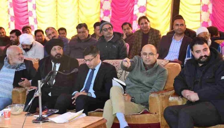 Bhupinder Kumar convenes public darbar at Gurha Top, Rajouri