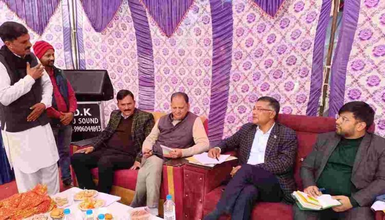 Principal Secretary chairs Public Darbar; addresses community issues, concerns
