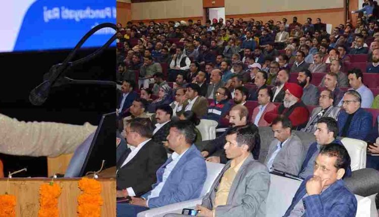 Commissioner Secretary chairs RDD’s workshop on Panchayat Development Index
