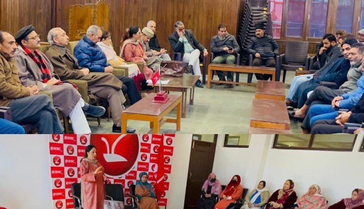 NC functionaries review arrangements for forthcoming 118th birth anniversary observance of Sher-e-Kashmir 