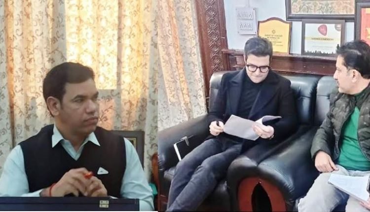 Div Com chairs meeting regarding allotment of land for graveyards to societies in Bemina