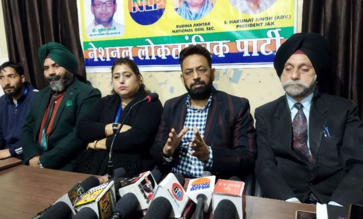 National Loktantrik Party Unveils Vision for Jammu and Kashmir Prosperity: Dr. Suhail Choudhary Addresses Press Conference