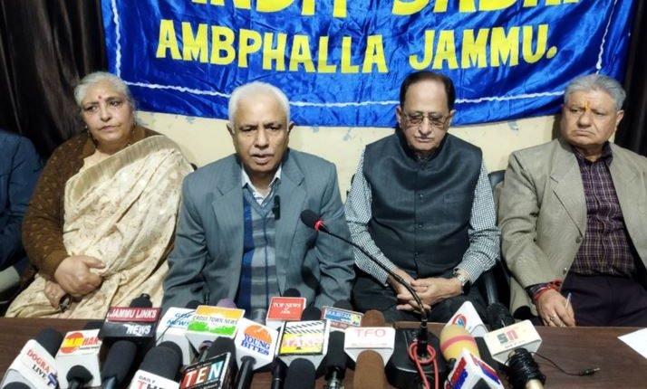 Kashmiri Pandit Sabha Extends Gratitude to Union Home Minister: Stresses Importance of Legislative Representation
