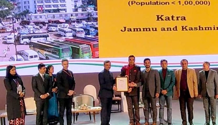 Katra earns recognition as “Best Clean City within Union Territory”