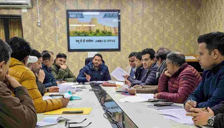 DM Jammu reviews progress of work on BADP projects