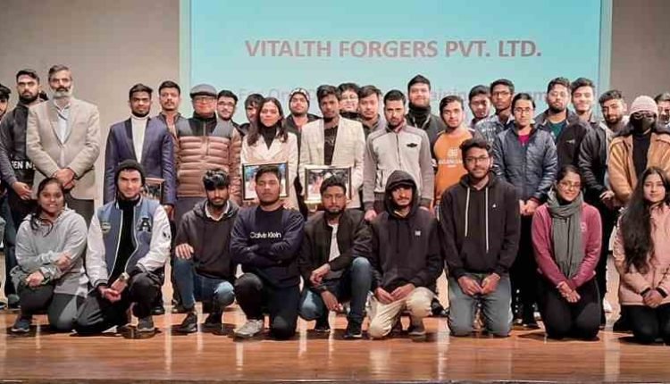 Vitalth's Founder, Mr. Rishabh Lal, Engages SMVDU Students in a Day-long Training Program on Health Technologies and Digital Integration
