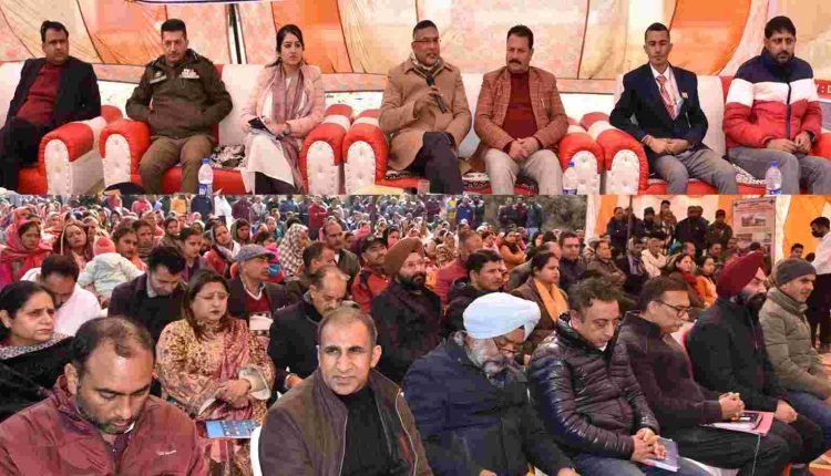 Shailendra Kumar conducts public outreach camp at Panchari