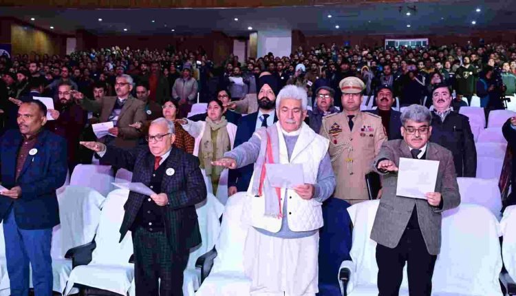 Lt Governor attends 14th National Voters’ Day celebration in Jammu