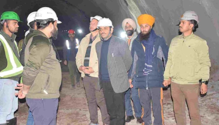 NH144A Widening Project: DDC inspects South Point of 700-meter tunnel at Nowshera