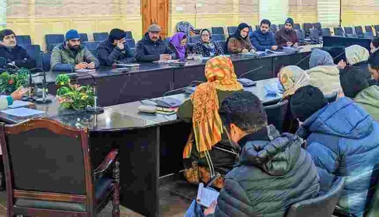DC Ganderbal chairs review meeting of District Health Society