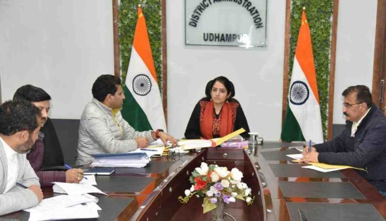 DC reviews functioning of Revenue Department in Udhampur