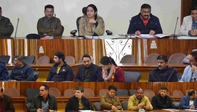 DC Udhampur reviews departmental litigations pending in Courts