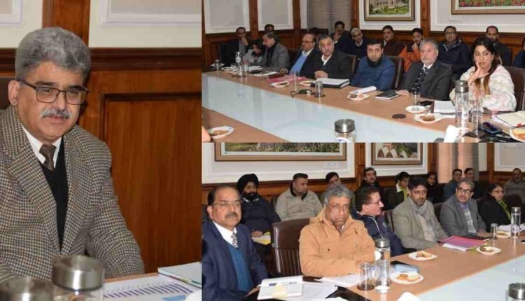 CS for laying focus on completion of schemes under JJM