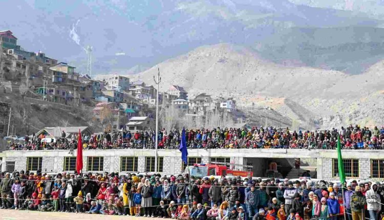 Republic Day 2024: CEC Dr Jaffer unfurls tricolor at Khree Sultan Chow Sports Stadium Kargil