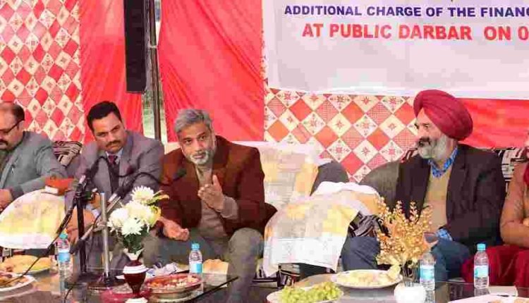 Shaleen Kabra chairs Public Darbar at Nowshera