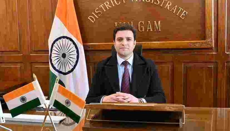 Athar Aamir Khan assumes charge of DC Kulgam