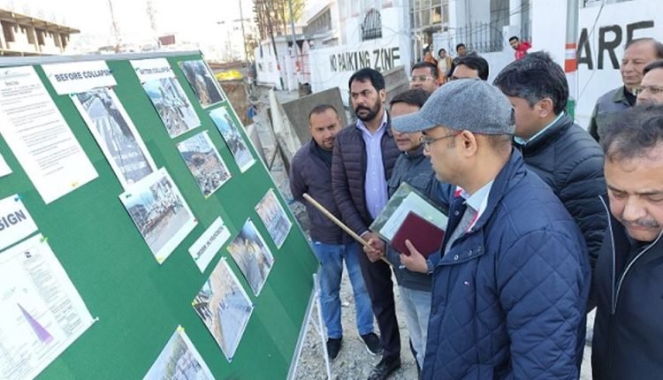 Bhupinder Kumar inspects road infrastructure development projects in Reasi