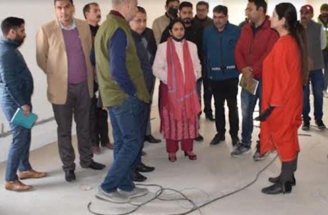 Mandeep Kaur visits Udhampur; inspects sewerage plant, sites for housing colonies
