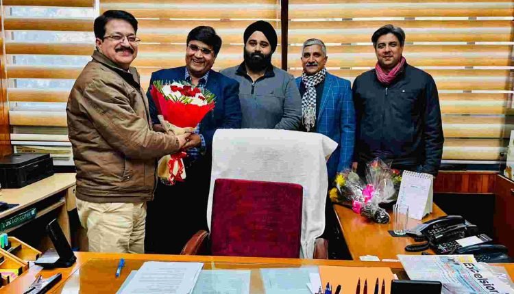 Rahul Sahai, Chairman of PHDCCI Jammu Delegation Meets Commissioner of State Taxes, Discusses GST Issues and Advocates for Timely Reimbursement to Industries