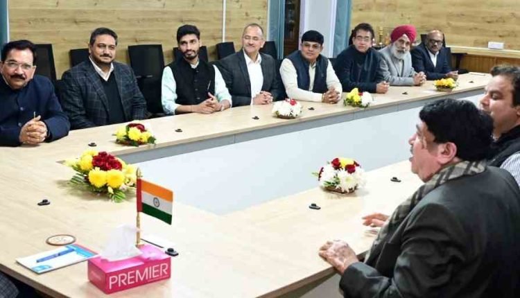 Chairman IFFCO & Head National Cooperative Union of India, stakeholders from Cooperative Sector call on Lt Governor