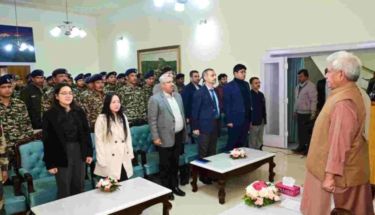 J&K Raj Bhawan celebrates Arunachal Pradesh and Mizoram Statehood Day