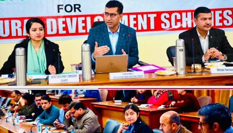 Secy RDD advocates enhanced convergence for amplified impact in Udhampur's development