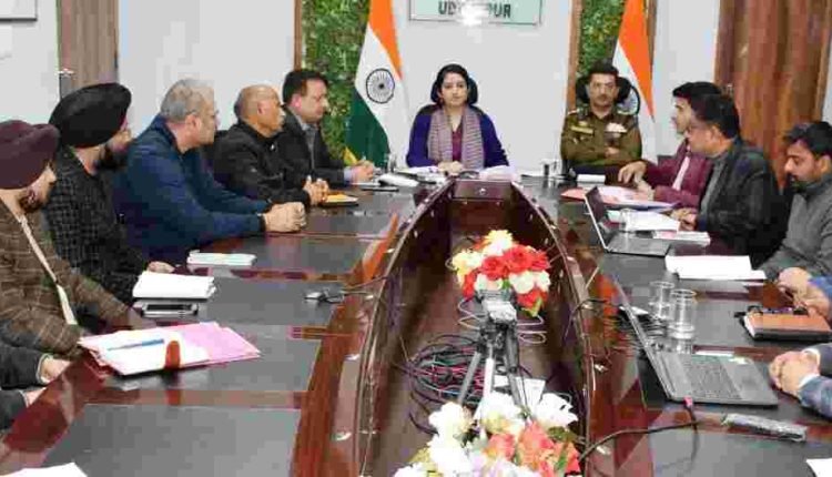 District Task Force Committee reviews Action Plan at Udhampur