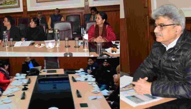 CS takes stock of Dal Lake conservation and beautification measures