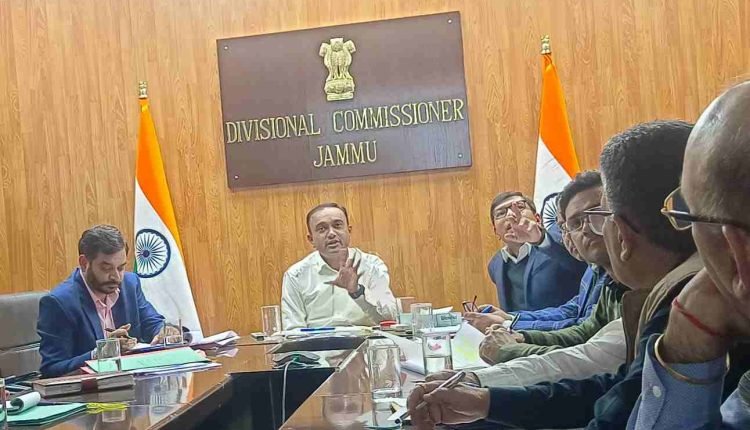 Div Com Jammu reviews status of de-silting, maintenance of Irrigation canals in Jammu, Samba and Kathua
