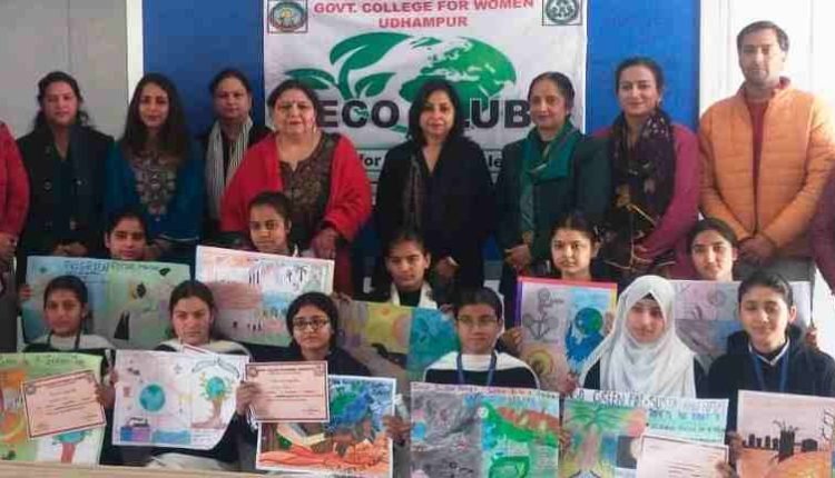GCW Udhampur ECO Club organises “Poster making Competition”