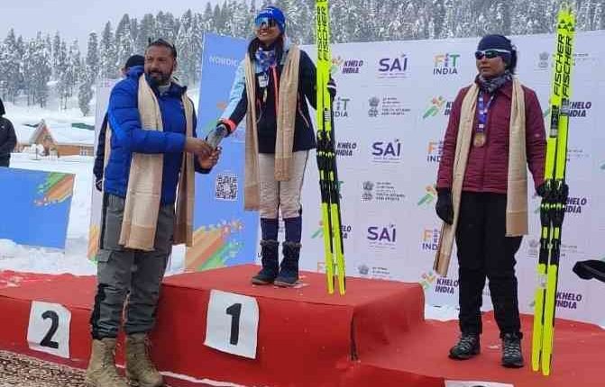 Himachal Pradesh takes away all medals in Giant Slalom for Women; Army sweeps Men's Sprints