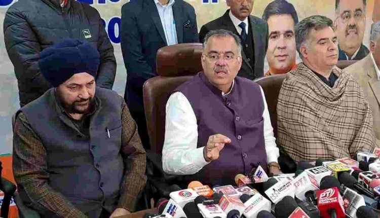 For “Viksit Bharat Sankalp Patra”, BJP will collect 1 crore suggestions from 10000 public aspiration boxes, 1000 Raths and Namo App: Chugh