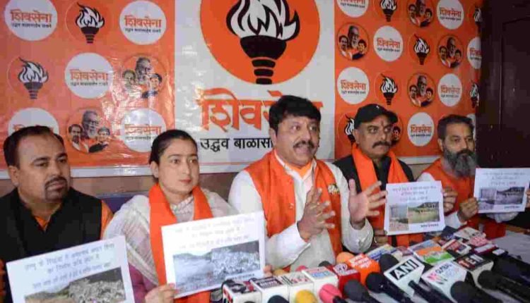Despite having its foundation stone , Amarnath Yatri Niwas construction is  yet to take off even after 27 months : Shiv Sena 