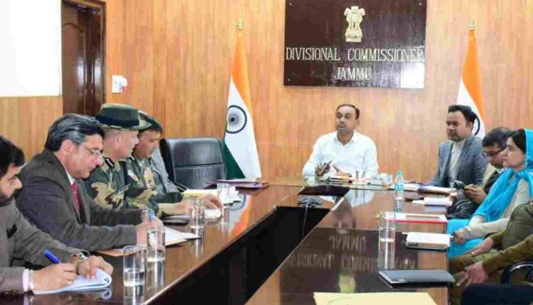 Div Com discusses arrangements for Shri Amarnathji Yatra -2024