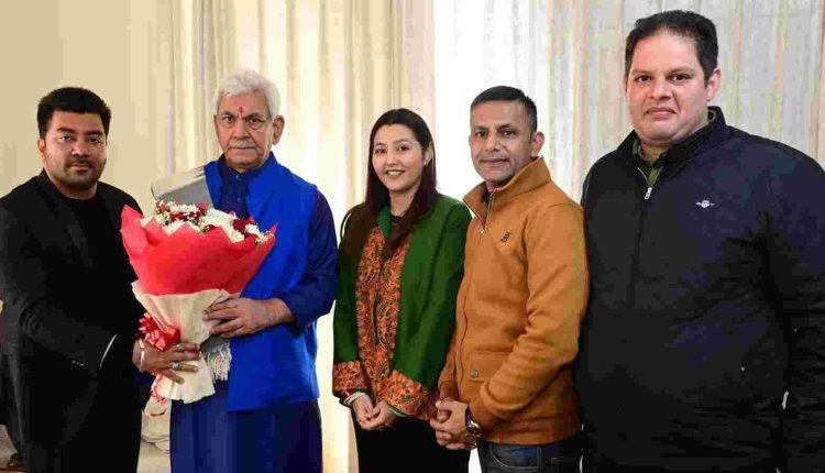 President JKNPF, Trikuta Nagar Traders Association delegation call on Lt Governor
