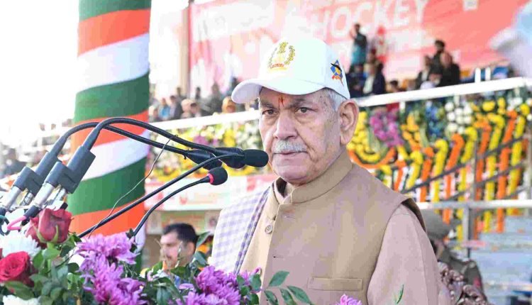 Lt Governor attends the closing ceremony of 72nd All India Police Hockey (Men/Women) Championship